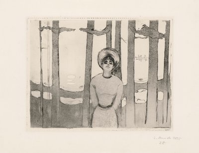 Letnia noc. Głos autorstwa Edvard Munch