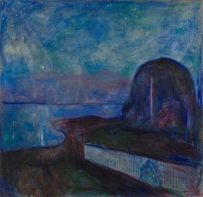Gwiaździsta noc autorstwa Edvard Munch