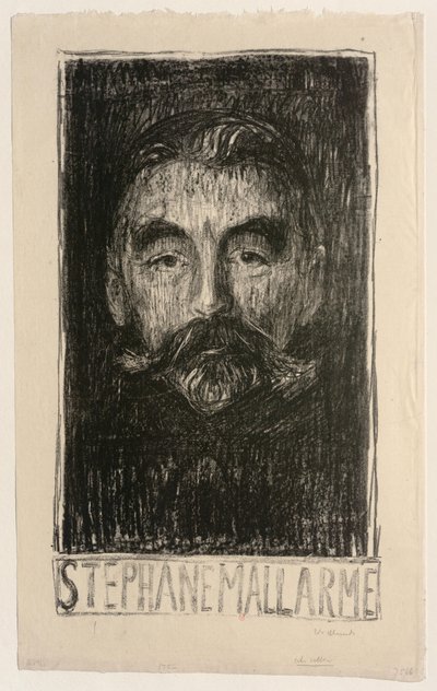 Stéphane Mallarmé autorstwa Edvard Munch