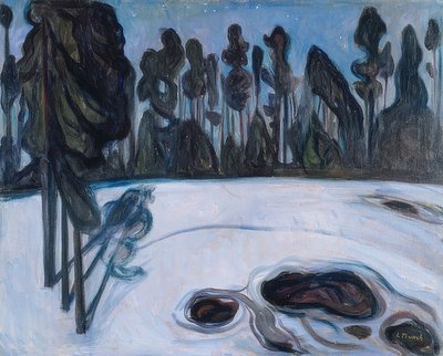 Gwiaździsta noc 1901 autorstwa Edvard Munch