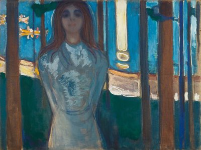 Letnia noc. Głos autorstwa Edvard Munch