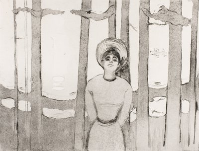 Letnia noc, Głos, 1894 autorstwa Edvard Munch