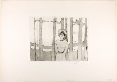 Letnia noc. Głos autorstwa Edvard Munch