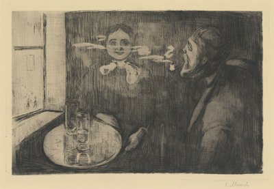 Twarzą w twarz autorstwa Edvard Munch
