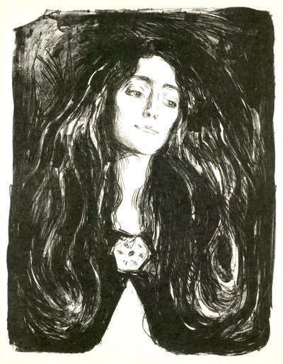 Broszka. Ewa Mudocco autorstwa Edvard Munch