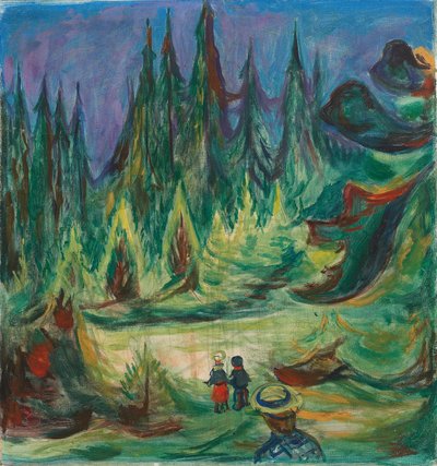 Bajkowy Las autorstwa Edvard Munch
