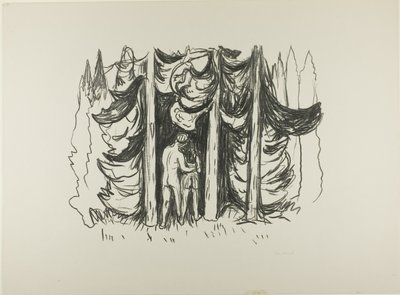 Las autorstwa Edvard Munch