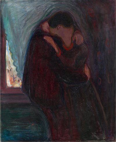 Pocałunek autorstwa Edvard Munch
