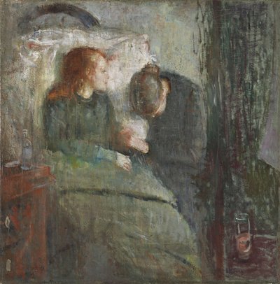 Chore dziecko autorstwa Edvard Munch