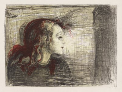 Chore dziecko I autorstwa Edvard Munch