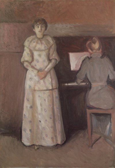 Dwie siostry, Ragnhild i Dagny Juel autorstwa Edvard Munch
