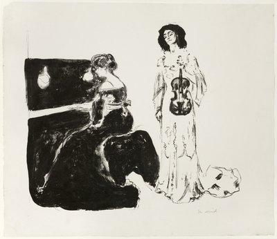 Koncert skrzypcowy autorstwa Edvard Munch