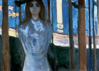 Głos, 1893 autorstwa Edvard Munch