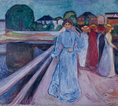 Pomost autorstwa Edvard Munch