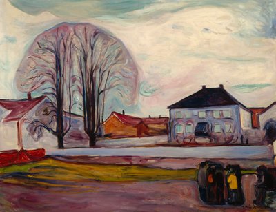 Dom przy plaży? autorstwa Edvard Munch