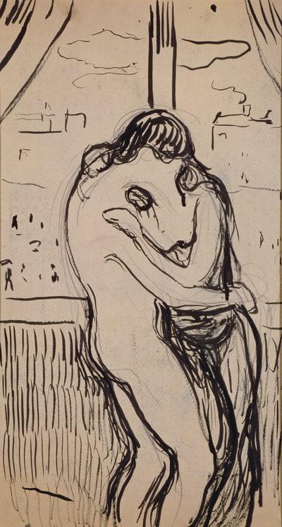 Pocałunek autorstwa Edvard Munch