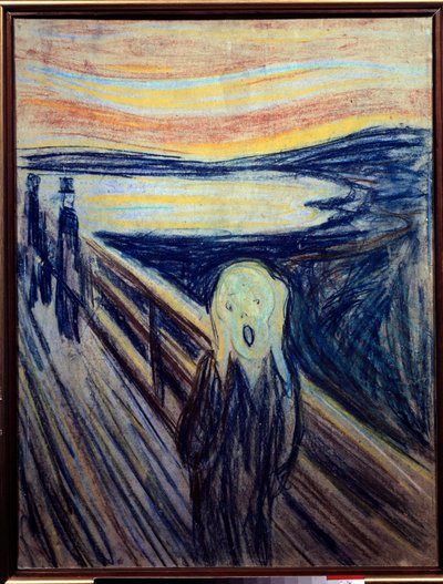 Krzyk. Obraz Edvarda Muncha autorstwa Edvard Munch