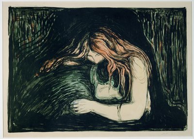 Vampir II von Edvard Munch
