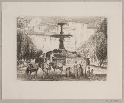 Torv i Sulmona autorstwa Edvard Petersen