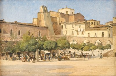 Plac w Sulmona autorstwa Edvard Petersen