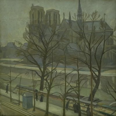 Z Quai de la Tournelle w Paryżu autorstwa Edvard Weie