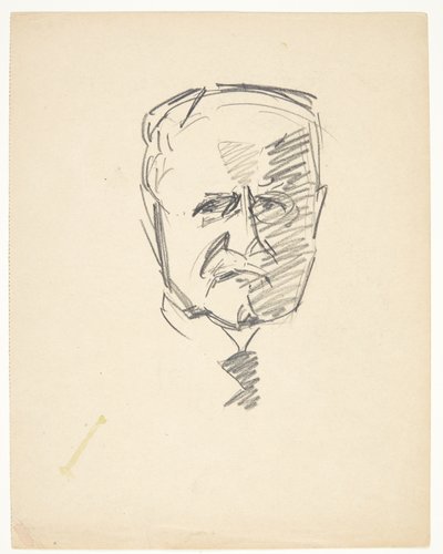 Studium do portretu dr.med. Carl Lorentzen (1860-1932) autorstwa Edvard Weie