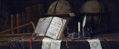 Vanitas Still Life par Edwaert Collier (1642-1708), - Olej na płótnie, 41,9x98,8 - Kolekcja prywatna autorstwa Edwaert Colyer or Collier