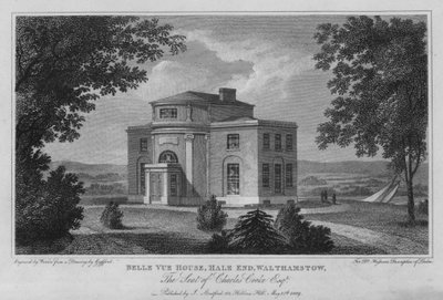 Belle Vue House, Hale End, Walthamstow, siedziba Charlesa Cooke