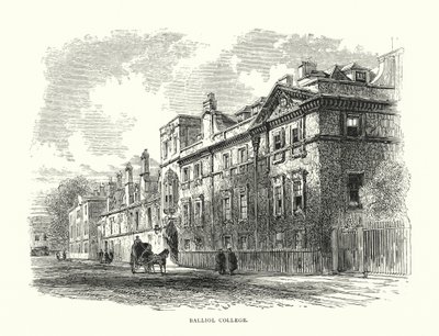 Balliol College (grawerunek) autorstwa Edward (after) Whymper