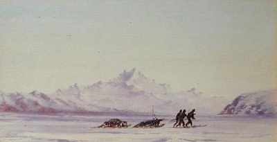 Scena Arktyczna (akwarela na papierze) autorstwa Edward Adrian Wilson