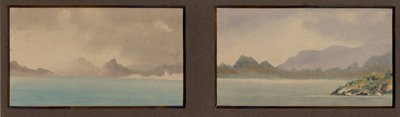 Akwarele z Norweskiego Notatnika, 1898-99 (wc na papierze) autorstwa Edward Adrian Wilson