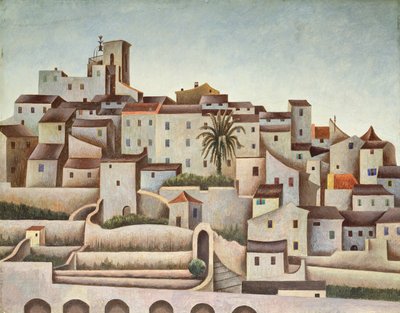 Biot, ok. 1925 (olej na płótnie) autorstwa Edward Alexander Wadsworth