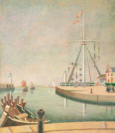 Honfleur, Wejście do portu autorstwa Edward Alexander Wadsworth