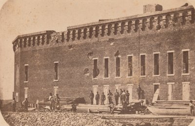 Ewakuacja Fortu Sumter, kwiecień 1861, kwiecień 1861. autorstwa Edward Anthony