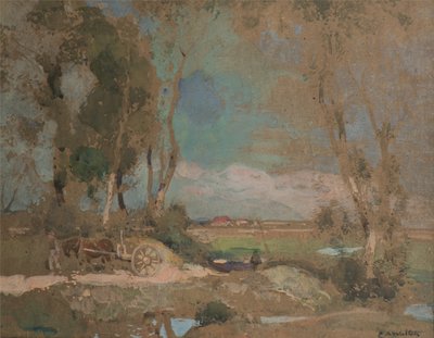 Bramy Fens, Suffolk autorstwa Edward Arthur Walton