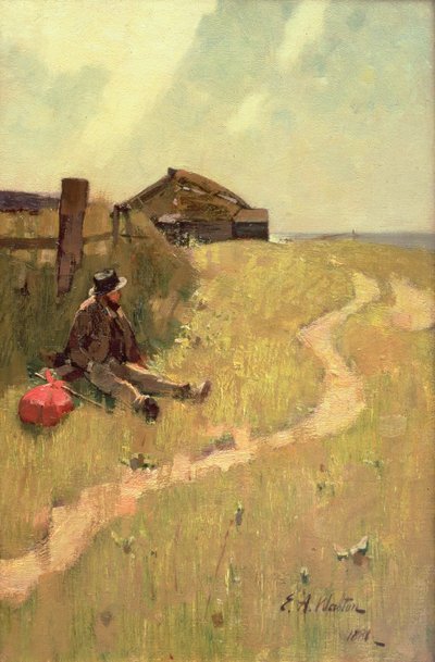 Wędrowiec, 1881 autorstwa Edward Arthur Walton