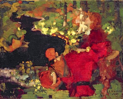 Basen w lesie autorstwa Edward Atkinson Hornel