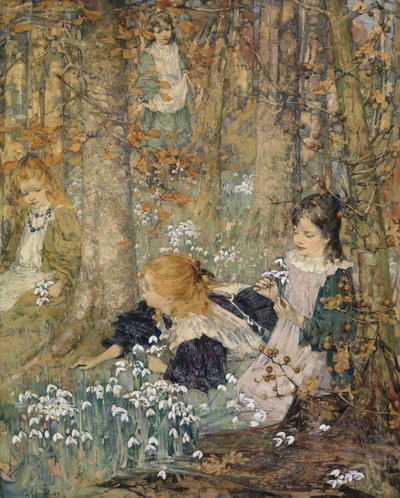 Nadejście wiosny autorstwa Edward Atkinson Hornel