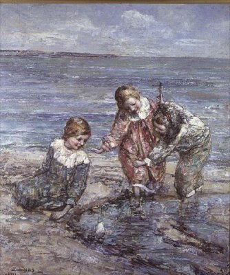 Skalny basen autorstwa Edward Atkinson Hornel