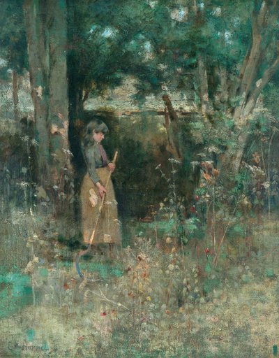 Drwal autorstwa Edward Atkinson Hornel