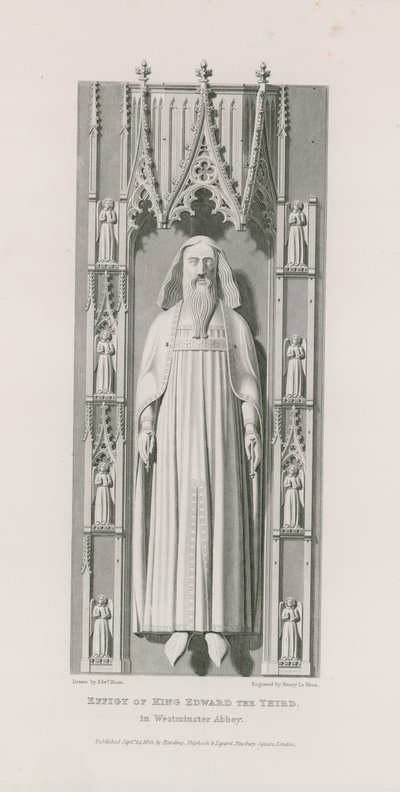 Statua króla Edwarda III autorstwa Edward Blore
