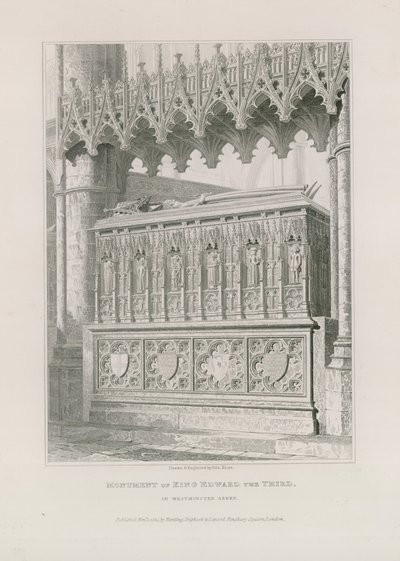 Pomnik króla Edwarda III autorstwa Edward Blore
