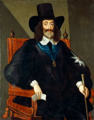 Portret Karola I na jego procesie autorstwa Edward Bower