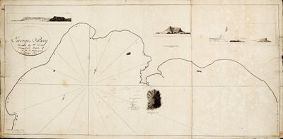 Zatoka Świętego Jerzego zbadana przez Edwarda Bransfielda, kapitana HMS "Andromache autorstwa Edward Bransfield