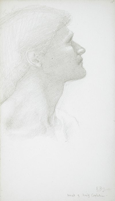 Głowa mężczyzny autorstwa Edward Burne-Jones