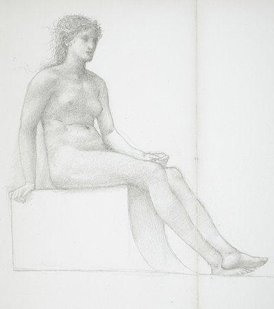 Nogi nagiej kobiety autorstwa Edward Burne-Jones