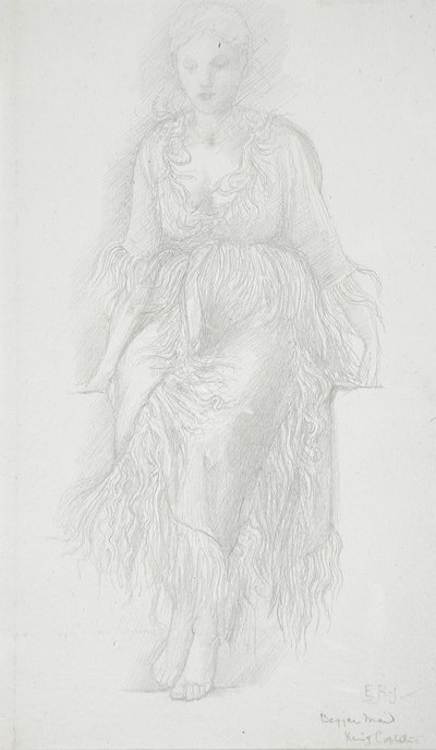 Siedząca kobieta autorstwa Edward Burne-Jones