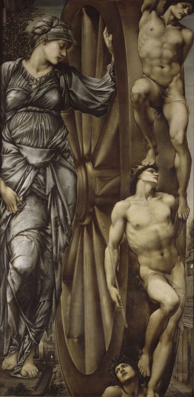 Koło fortuny autorstwa Edward Burne-Jones