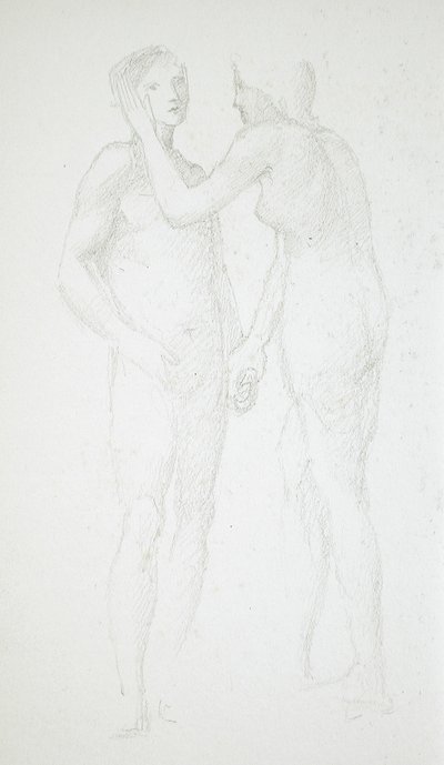 Dwa kobiece akty autorstwa Edward Burne-Jones