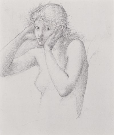 Wróżka Górska (patrz 452519 recto) autorstwa Edward Burne Jones